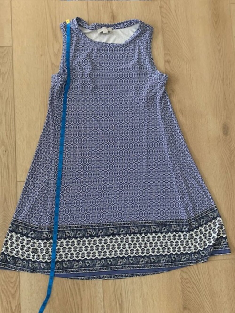 Preppy Floral Loft Sleeveless Dress - Size XXSP - Excellent Condition! - Picture 7 of 9